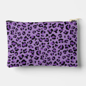 Pochette À Accessoires Leopard Print, Léopard Spots, Purple Leopard (Verso)