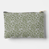Pochette À Accessoires Léopard tacheté gris olive (Verso)