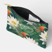 Pochette À Accessoires Les Blancs Lotus Tropical Birds & Lotus Motif (Ouvrir)