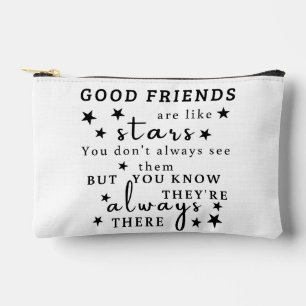 Pochette À Accessoires Les Bons Amis Sont Comme Les Étoiles : Amitié Cita