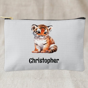 Pochette À Accessoires Les enfants adorent donner un nom au tigre gris no