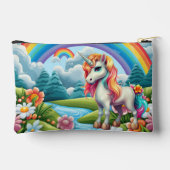 Pochette À Accessoires Les filles mignonnes ajouter nom imaginaire licorn (Verso)