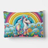 Pochette À Accessoires Les filles mignonnes ajouter nom imaginaire licorn (Verso)