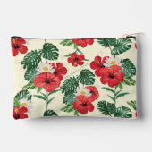 Pochette À Accessoires Les fleurs tropicales du Lotus Blanc (Verso)