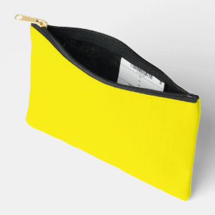 Pochette À Accessoires Les formes abstraites jaune et orange se chevauche
