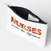 Pochette À Accessoires Les Infirmières Font La Différence (Ouvrir)