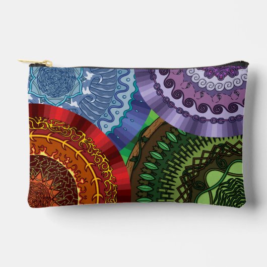 Pochette À Accessoires Les Mandalas des Éléments (Recto)