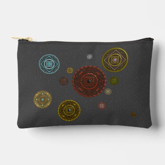 Pochette À Accessoires Les Mandalas du Zodiaque (Recto)