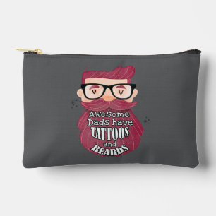 Pochette À Accessoires Les papas géniaux ont des tatouages et des ours