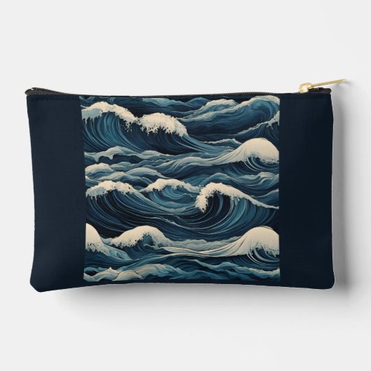Pochette À Accessoires Les vagues du tsunami (Verso)