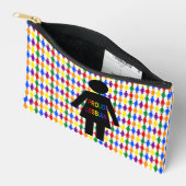 Pochette À Accessoires Lesbienne LGBTQ Silhouette et Rainbow Ladies (Ouvrir)