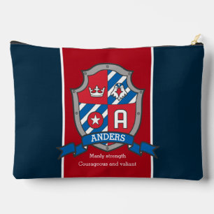 Pochette À Accessoires Lettre Anders Un nom signifiant crête de chevalier