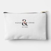 Pochette À Accessoires LETTRE FLEURIE D'Honneur BOHO Floral Custom (Verso)