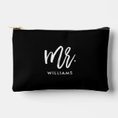 Pochette À Accessoires Lettres de script "Nom de M." (Recto)