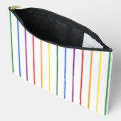 Pochette À Accessoires LGBTQIA Gay pride 6 Stripe Arc-en-ciel Ticking Str (Ouvrir)