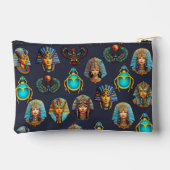 Pochette À Accessoires L'héritage du pharaon : motifs antiques égyptiens (Verso)