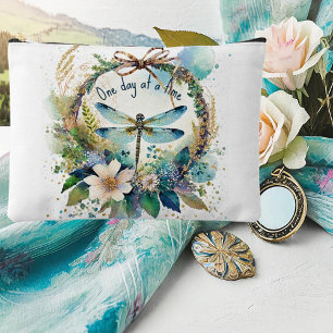 Pochette À Accessoires libellule florale Un jour à la fois
