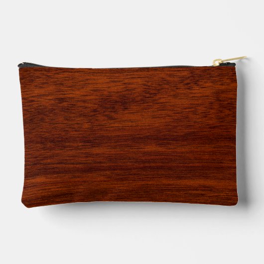 Pochette À Accessoires Libra Zodiac Sign on Mahogany Brown Style (Verso)