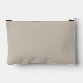 Pochette À Accessoires Light Taupe | Wedding Monogram Bridesmaid Gift  (Verso)