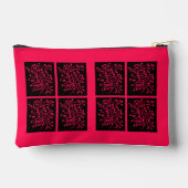 Pochette À Accessoires Ligne de jardin de minuit Raspberry Bloom (Verso)