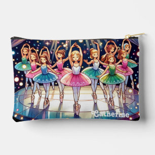 Pochette À Accessoires Little Ballerinas Performance Nom personnalisé