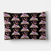 Pochette À Accessoires Livre de cœurs noir (Verso)