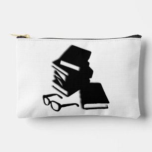 Pochette À Accessoires Livres et lunettes