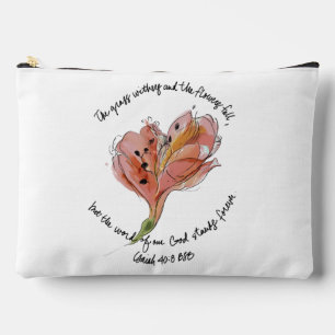 Pochette À Accessoires L'œuvre d'art florale La Parole de notre Dieu deme