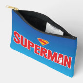 Pochette À Accessoires Logo classique Superman Bold (Ouvrir)