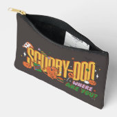 Pochette À Accessoires Logo de friandise d'Halloween de Scooby-Doo (Ouvrir)
