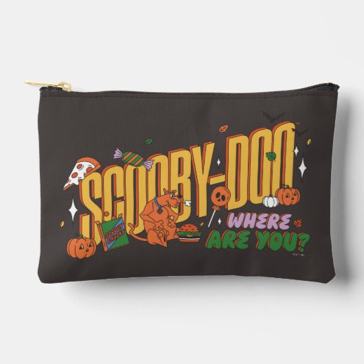 Pochette À Accessoires Logo de friandise d'Halloween de Scooby-Doo (Recto)