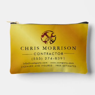 Pochette À Accessoires Logo de marketing pour l'entreprise de constructio