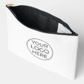Pochette À Accessoires Logo de marque d'entreprise moderne (Ouvrir)