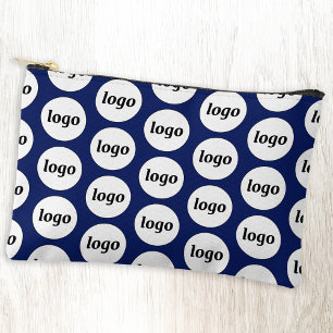 Pochette À Accessoires Logo Motif Business Promotion Marine Bleue