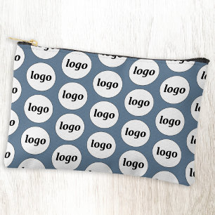 Pochette À Accessoires Logo Motif Entreprise Promotion Marque Bleue
