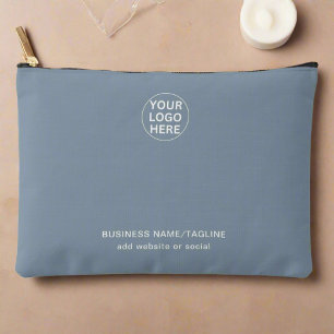 Pochette À Accessoires Logo promotionnel Dusty Blue Business