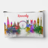 Pochette À Accessoires Londres Skyline - Rainbow (Verso)