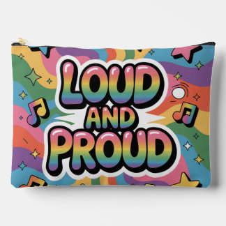Pochette À Accessoires LOUD AND PROUD | LGBTQ+ Pride Ally
