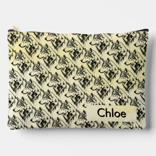 Pochette À Accessoires Loup (Recto)