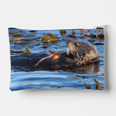 Pochette À Accessoires Loutre de mer et pieuvre (Verso)