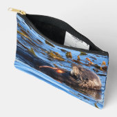 Pochette À Accessoires Loutre de mer et pieuvre (Ouvrir)