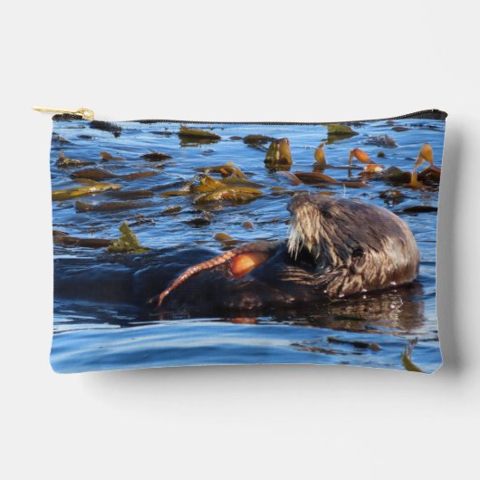 Pochette À Accessoires Loutre de mer et pieuvre (Recto)