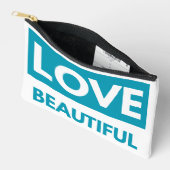 Pochette À Accessoires Love beautiful (Ouvrir)