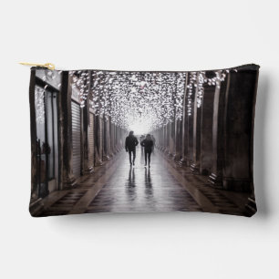 Pochette À Accessoires Lumière, ombres et symétrie - sépia