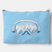 Pochette À Accessoires Lunettes de ski Sunny Mountain Illustration person (Verso)