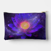 Pochette À Accessoires Lys d'eau de minuit cosmique (Verso)
