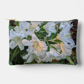 Pochette À Accessoires Lys orientaux blancs Floral (Recto)