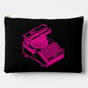 Pochette À Accessoires Machine à écrire de type Magenta Magenta