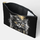 Pochette À Accessoires Magnifique chat Steampunk  (Ouvrir)