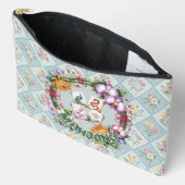 Pochette À Accessoires Mahjong Floral (Ouvrir)